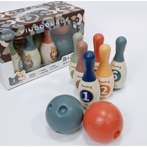 Bowling Toy Gift Box for Children Indoor Outdoor Family Sports Baby Kindergarten Training Institutions Wholesale