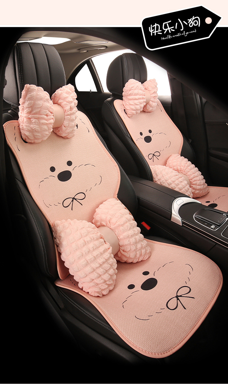 Car Seat Cushion for All Seasons, High-End Women's Summer Seat, Rear Thin Car Seat Cover, Seat Cushion, West Highland