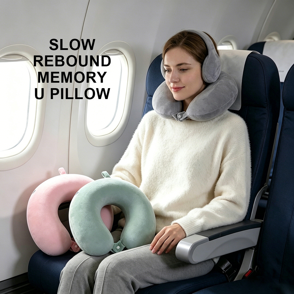 U-shaped Pillow Travel Neck Pillow Memory Foam Head Pillow