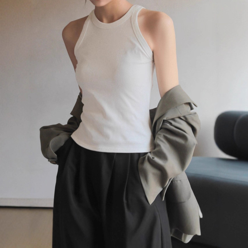 Cross-Border New Large Size Camisole Women's Inner Wear Summer Sleeveless Sexy Outer Wear Slim Back Camisole