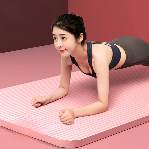 Nbr Yoga Mat Non-Slip Thickeneded Widened and Longed Female Beginners Home Men's Sports Dance Fitness Yoga Mat