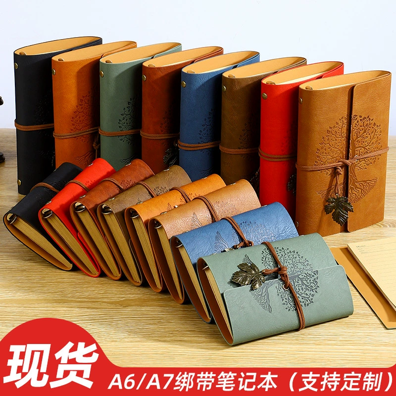 Ретро дерево желаний Ноутбук a6a7 ручная книга портативный креативный крафт-бумажный лист пустой горизонтальный блокнот