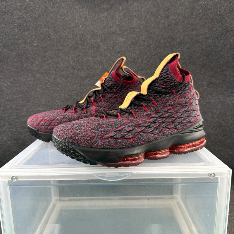 Zapatos de comercio exterior LeBron 15 zapatos de baloncesto para hombres James 15 zapatos deportivos de tejido para hombres image 5