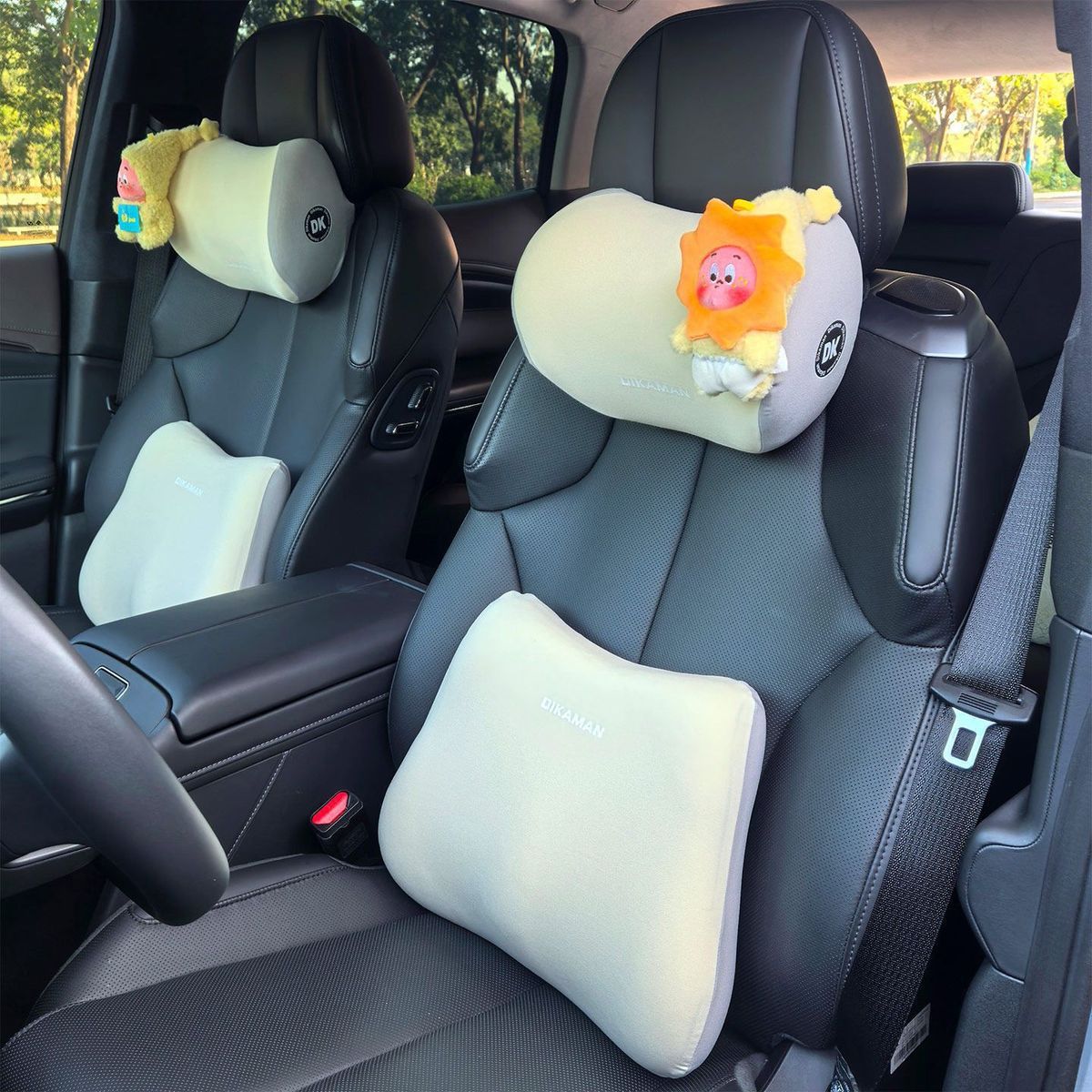 2026 New Model Car Headrest Memory Foam Car Seat Neck Pillow Cute Car Neck Support Pillow