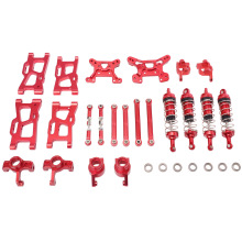 伟力 144016 144018遥控车 金属支架摆臂转向杯避震 8件配件套装