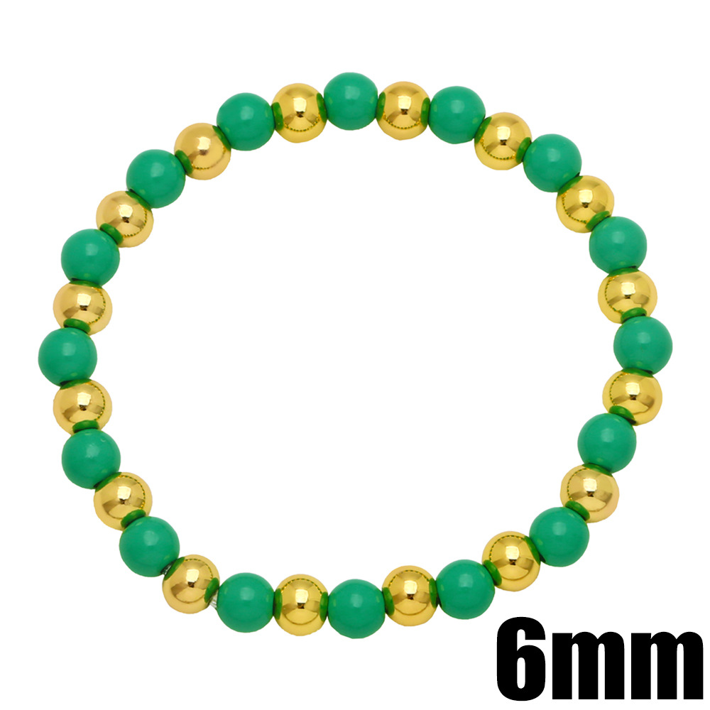 Mode Kupfer Geometrisches Muster Armband Täglich Perlen Kupfer Armbänder display picture 10