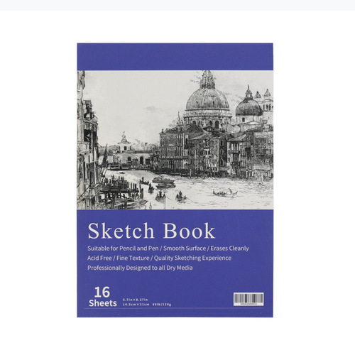 Sketchbook A4/A5 Blank Drawing Pad Student Art Sketchbook Pencil Paper Picture Book Wholesale Customizable