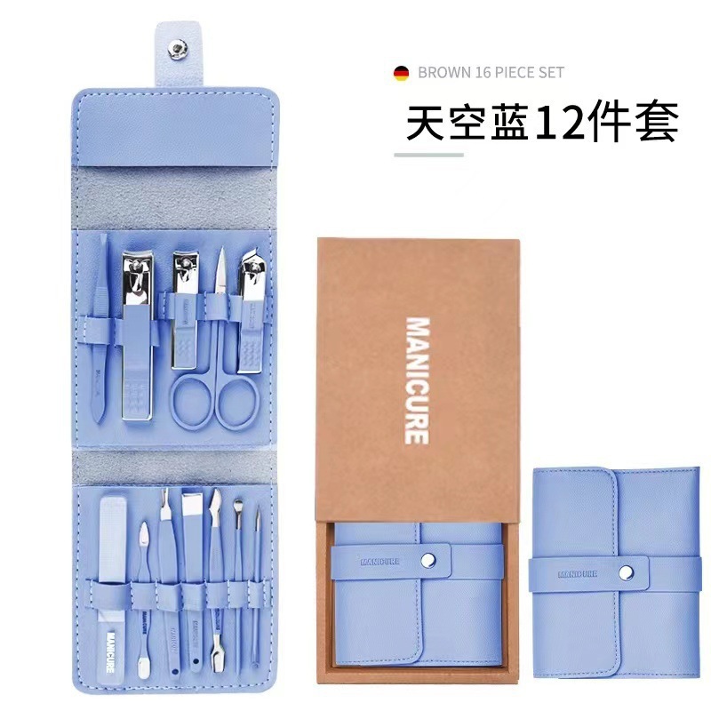 Kit Cortaúñas Acero Inoxidable - Incluye Herramientas Oídos