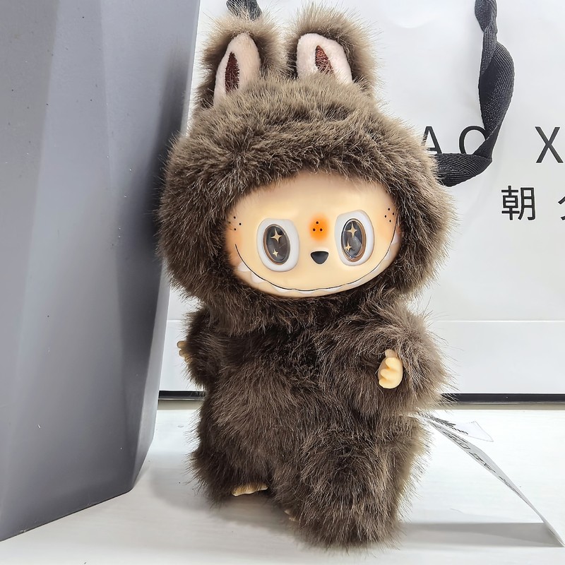 拉布布毛绒玩具小首领zimomo小天使玩偶精品搪胶拉布布盲盒挂件|undefined