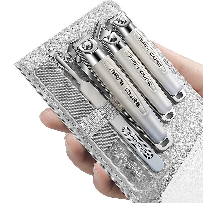 Fábrica de acero inoxidable en stock tijeras de uñas de piel muerta conjunto de cortadores de uñas ligeros de buen conjunto de cortadores de uñas image 5