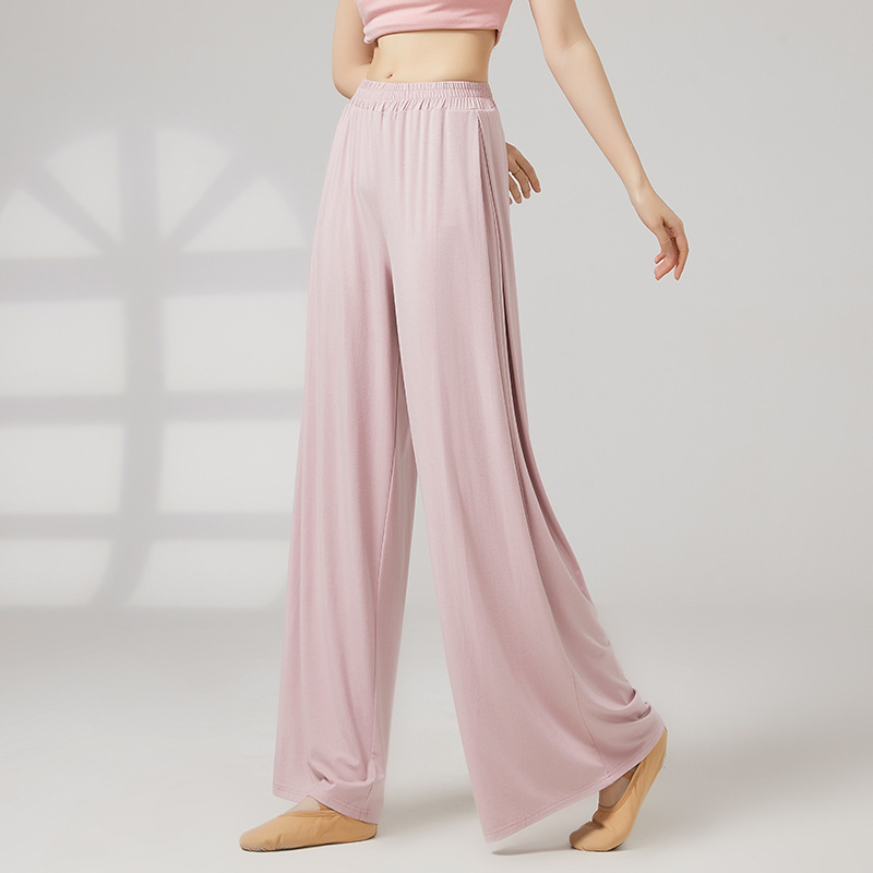 Modern Dance Elegant Loose Wide-Leg Pants Chinese Classical Dance Body Professional Training Women's Dance Practice Pants