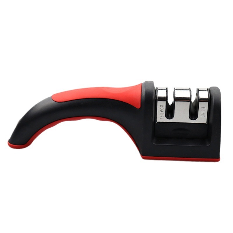 Afilador de cuchillos manual de dos etapas para cocina