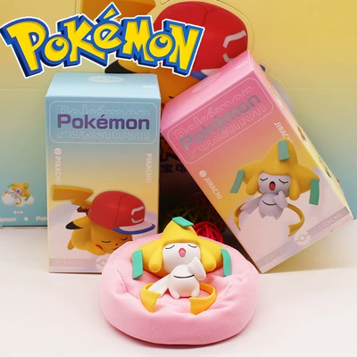 Car ornaments, Authentic Pokémon Pikachu Model - genuine-second-generation-sleeping-posture-ornaments-kirai