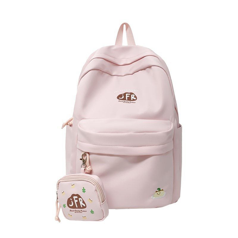 Mochila de estudiante nueva al por mayor transfronteriza Mochila de estudiante de secundaria y preparatoria Mochila de viaje fresca simple y de gran capacidad