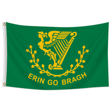 �羳Temu����ѷ Erin Go Bragh Flag 90*150cm 3*5ft ����