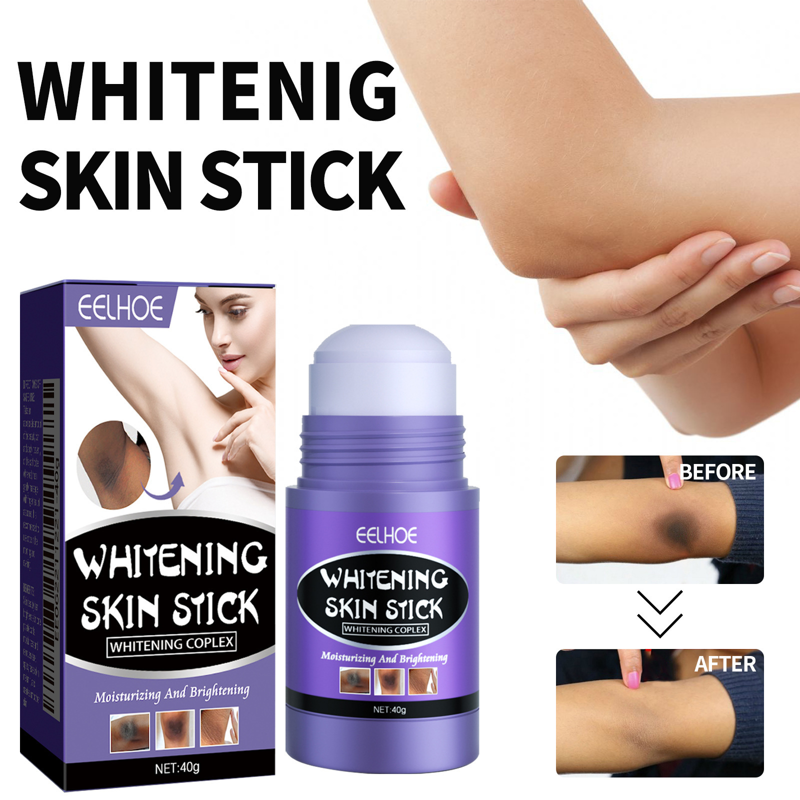Eelhoe Skin Beauty Stick Skin Moisturizing Gentle Nourishing Massage Hydrating Care Lazy Skin Care Stick