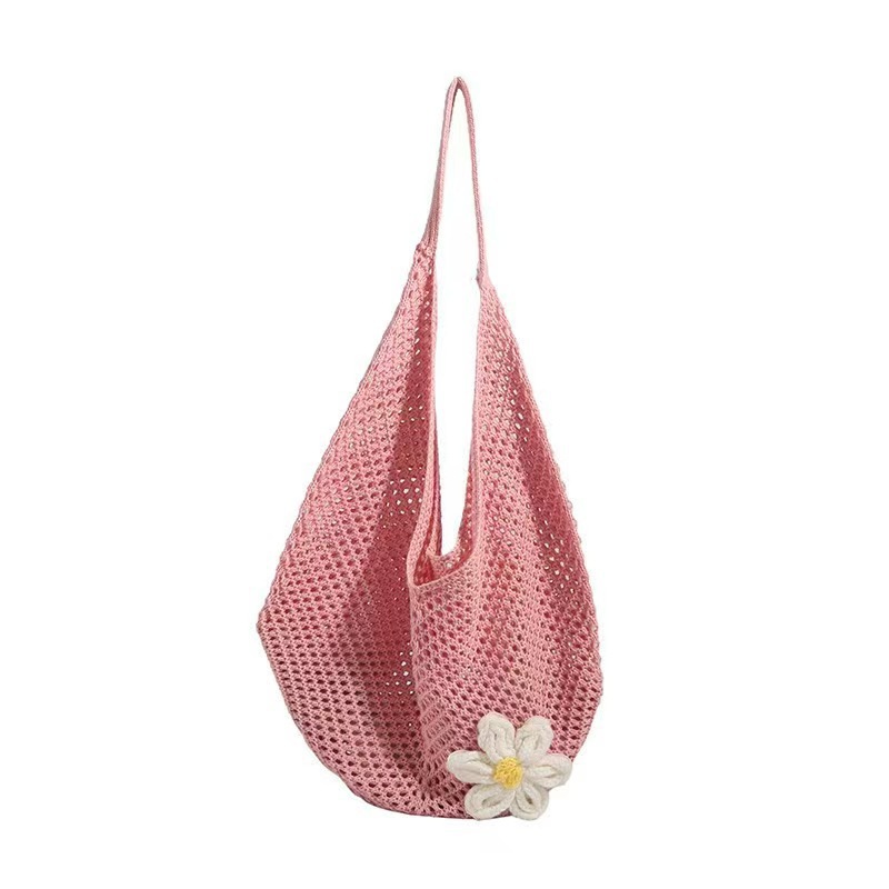 Large Capacity Tote Bag Woven Bag Summer Shoulder Bag Women's Handmade Woven Bag New Holiday Beach Bag