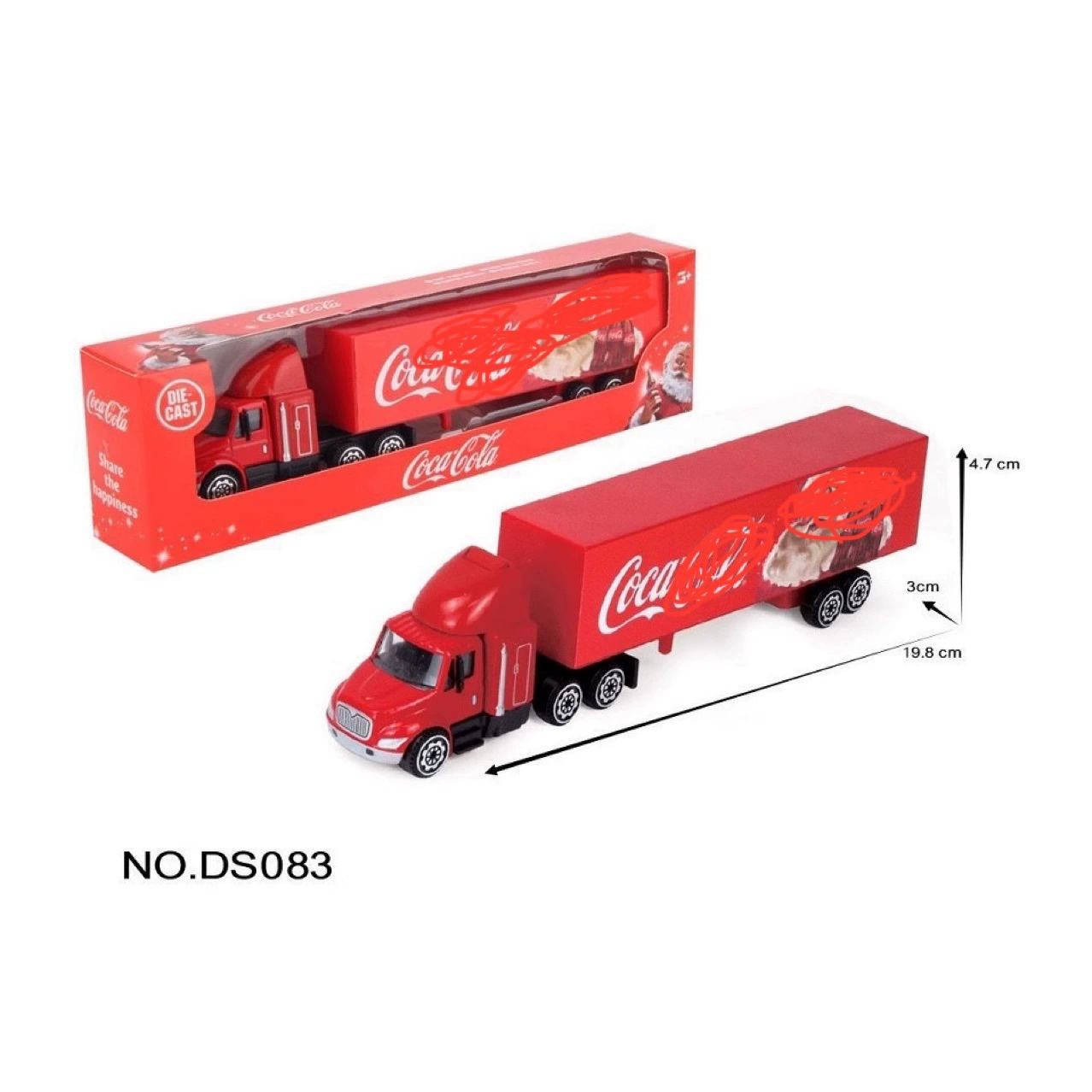 19cm Модель грузовика из сплава, модель автомобиля, транспортный контейнеровоз, детские игрушки, трансграничная оптовая продажа