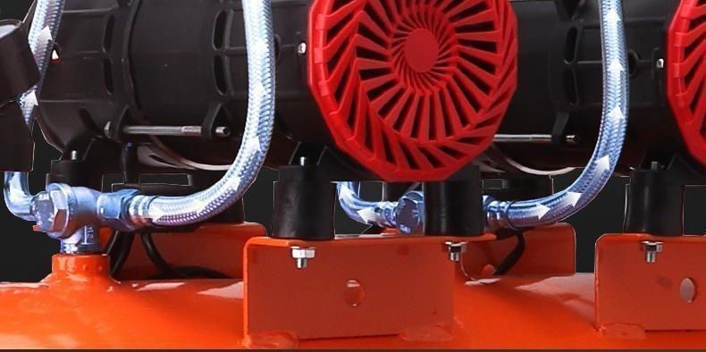 Air Compressor Pump 220V Woodworking Spray Paint Air Pump Oil-Free Silent Small Auto Repair Air Compressor
