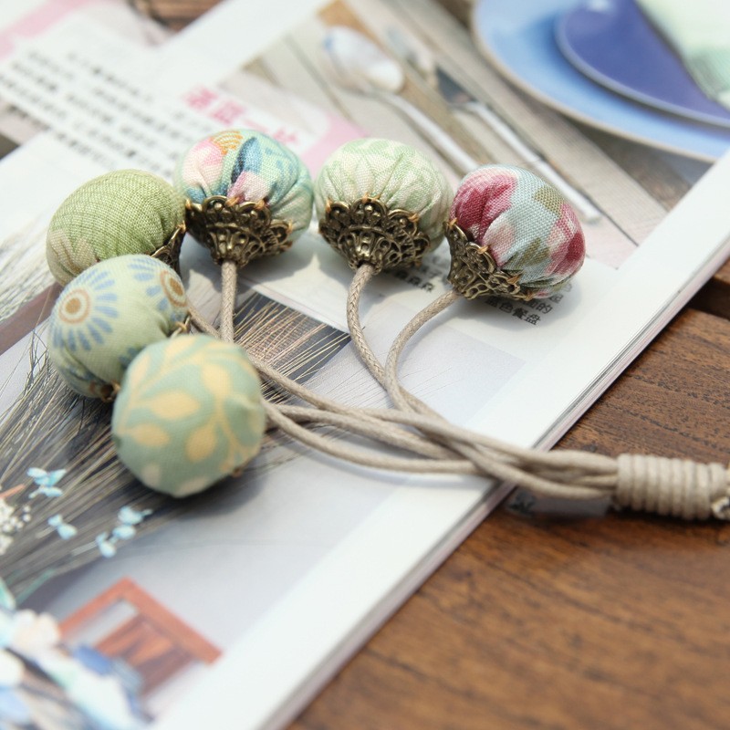 Lirio de los valles coche colgante patchwork adornos Lu bordado hecho a mano bordado DIY patchwork material de producción paquete adornos colgantes