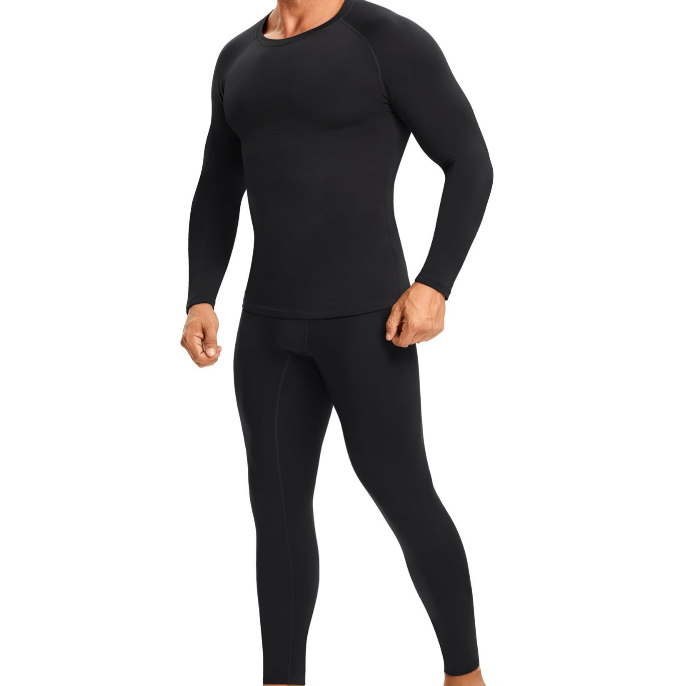 Cross-Border Hot-Selling Men's Thermal Suit, Tight Thermal Underwear, Long-Sleeved Trousers, Plus Velvet Underwear, Waist Corset Suit