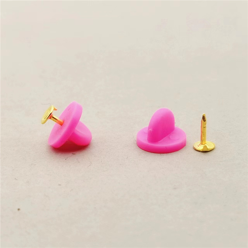 Pecho pin hebilla espina traje de goma hebilla de metal mariposa hebilla insignia pin accesorios DIY material ropa