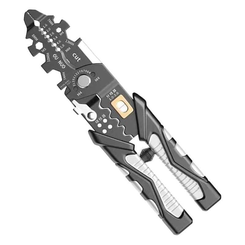 Electricista de estilo alemán especial multifuncional nuevo separador de alambre divisor de alambre cortador de alambre pelar Alambre De cuero presionando el suministro transfronterizo