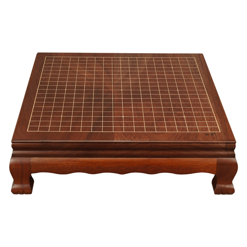 Mesa de ajedrez de madera sólida de Go Go de alta calidad casera de flores de hierba de pera de madera sólida de empalme de mesa de ajedrez de Go Yunzi