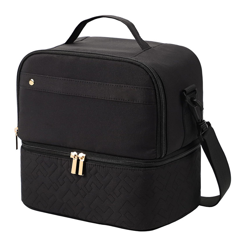 Nueva bolsa de almuerzo para mujer, bolsa de almuerzo, caja de almuerzo aislada con correa de hombro ajustable, bolsa refrigerada para almuerzo a prueba de fugas