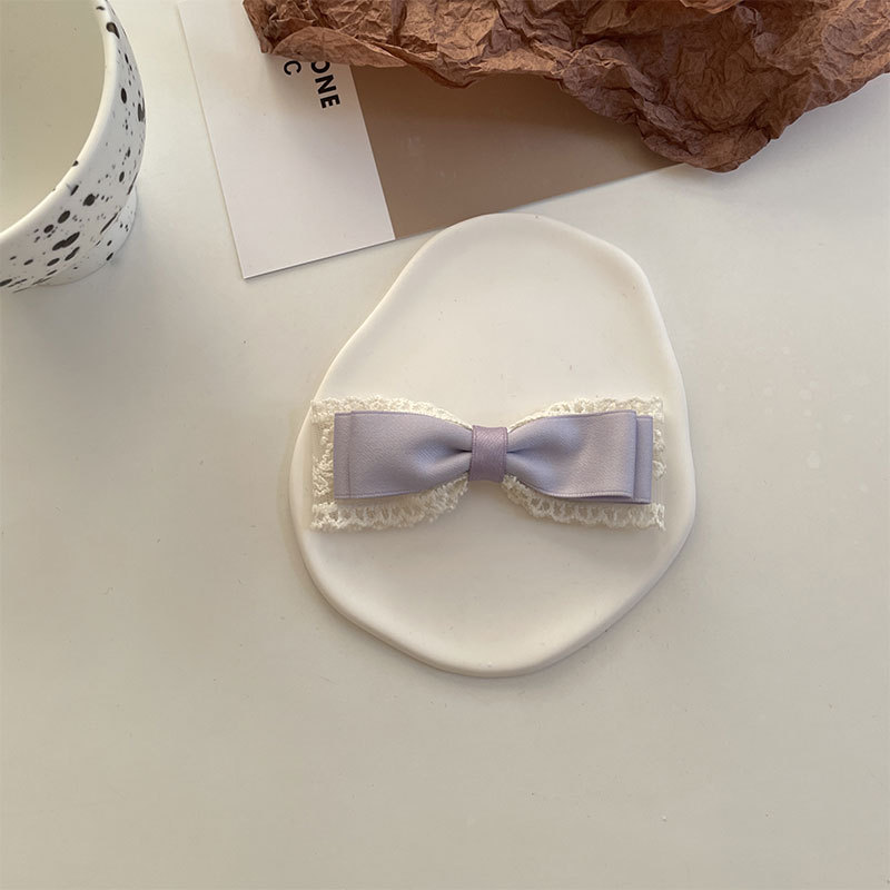 Women's Sweet Simple Style Bow Knot Cloth Hair Clip Hair Tie Brooches display picture 6