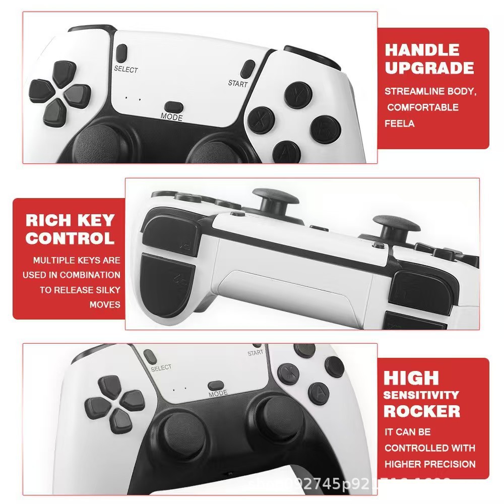 GD10 PRO HD TV consola de juegos 2.4G dobles inalámbricos PS1 U arcade joystick retro consola de juegos