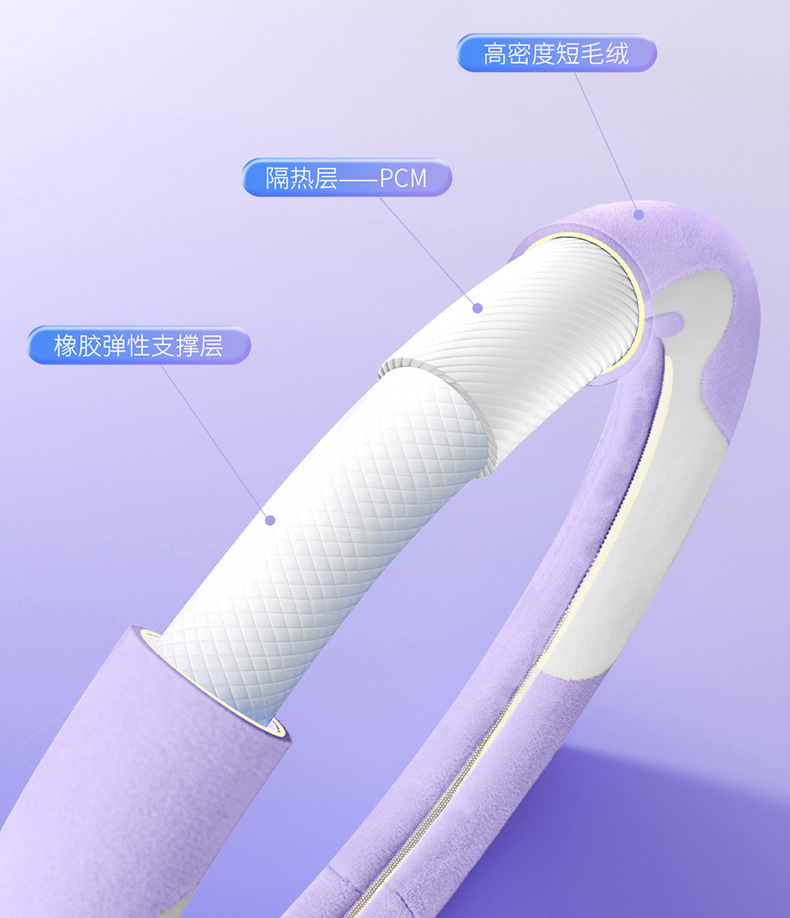 Universal steering wheel cover for all seasons, wear-resistant, non-slip, breathable, versatile round steering wheel cover