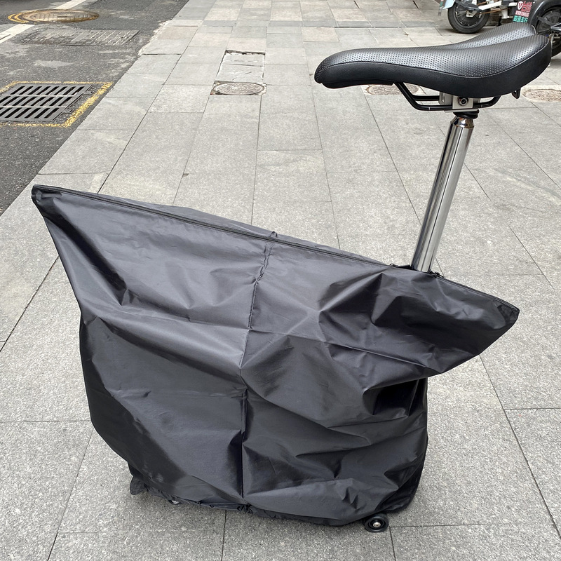 Small cloth loading subway high-speed rail security inspection bag suitable for brompton UK folding bicycle dustproof cover storage