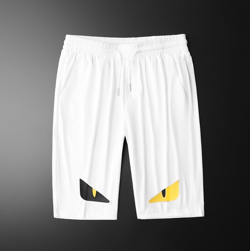 2024 Summer Men's Casual Ice Silk Shorts Quick-drying Cotton Monster Pants European Station plus size Lace-up Pants 2024 Summer Men's Casual Ice Silk Shorts Quick-drying Cotton Monster Pants European Station plus size Lace-up Pants