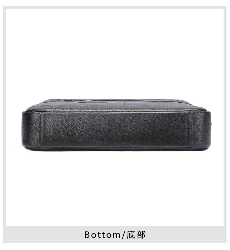 Túi công sở nam da bò thật Marante dáng thanh lịch nhẹ, đựng laptop 15,6 inch — 8824 đỏ cà phê, 8824 cà phê, 8824 màu đen, Cà phê chi tiết 21