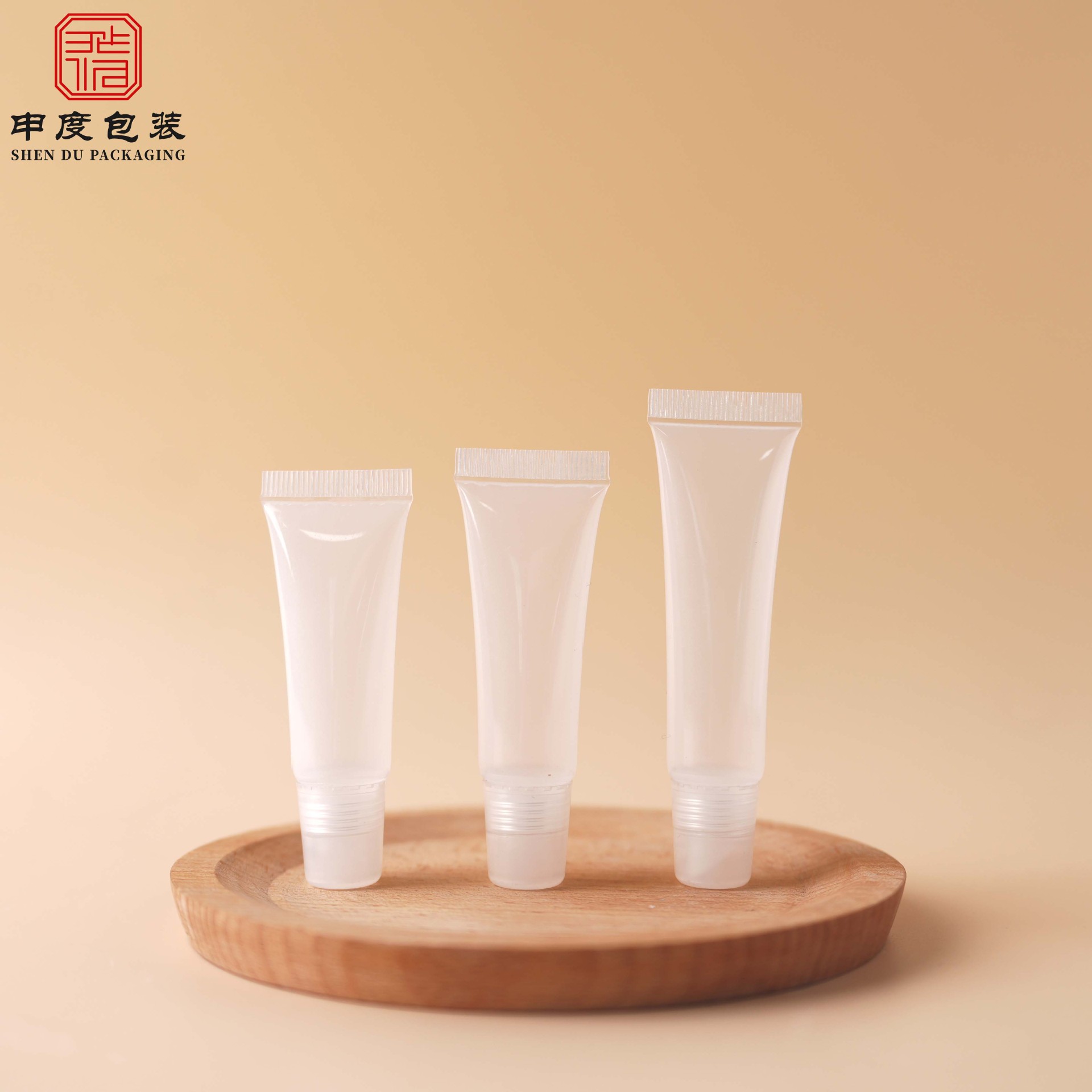Facial Cleanser, Hand Cream, Pe Tube, Cosmetic Bottle, Sample Transparent Empty Bottle, Travel Size Tube, Squeeze with Lid