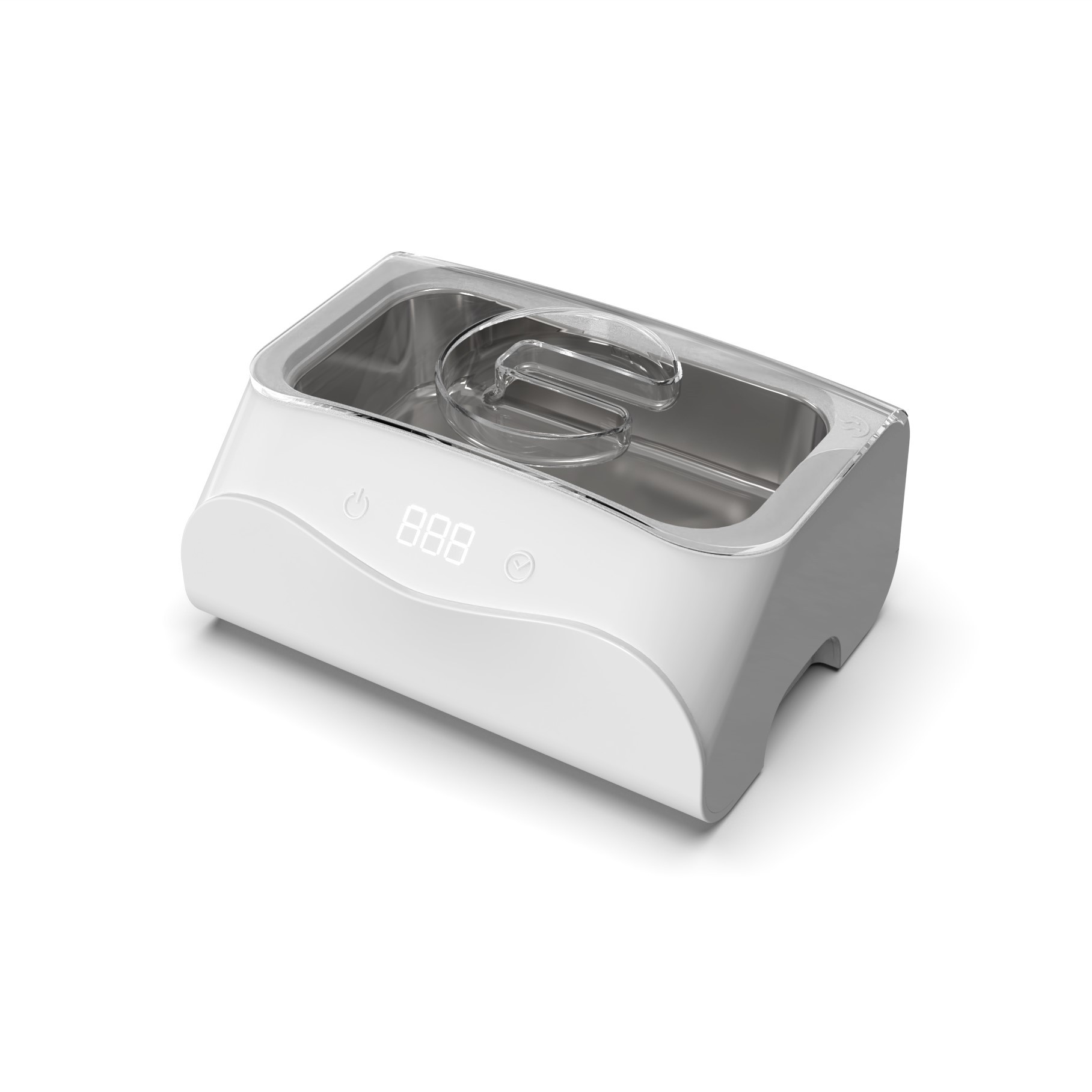 Household Ultrasonic Cleaning Machine High-power Glasses Cleaner Five-speed Touch Smart Cleaning Glasses Jewelry Braces