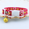 Choker, cute small bell, necklace, pet, wholesale, with embroidery