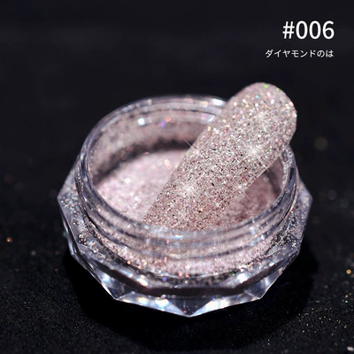 Crystal Crushed Diamond Powder, Trendy: Dırnaq bəzəkləri - crystal-diamond-powder-06