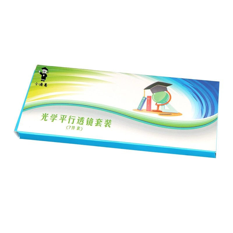 Набор студенческих оптических линз, экспериментальное оборудование для отражения и отражения света, физика может быть оснащена трехлинейным источником света.