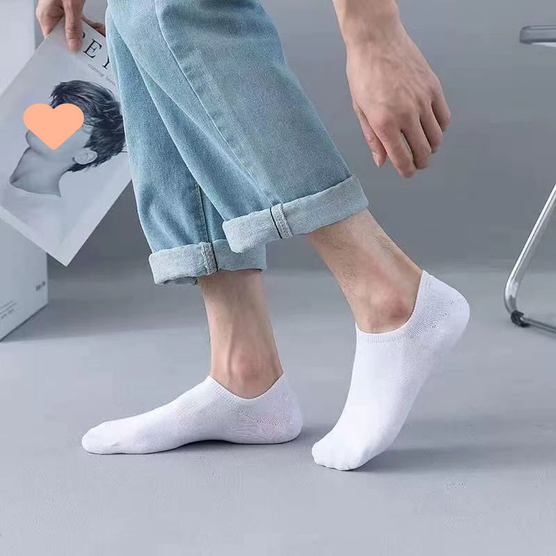 Solid color thin breathable sports non-slip demi-season socks for…