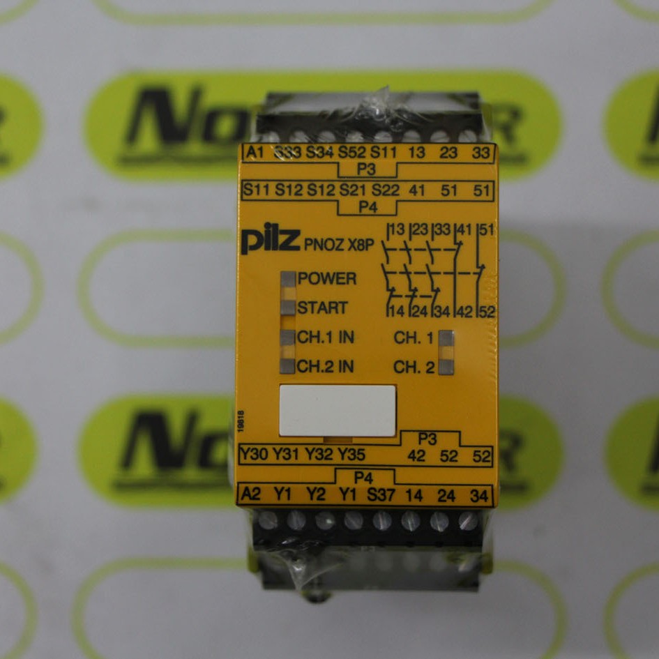 PILZ皮尔兹继电器777760  PNOZ X8P 24VDC