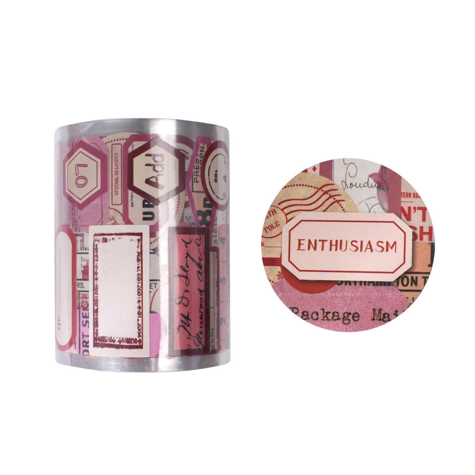 Yi niao cinta marco etiqueta cinta serie retro marco rejilla diario material decorativo bucle pegatinas 4 tipos