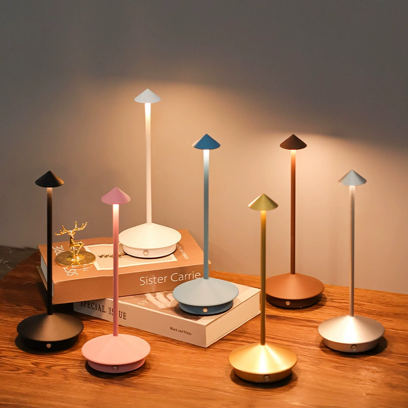 LED modern and minimalistic creative night light for desktop for living room, table lamp for bed, lights