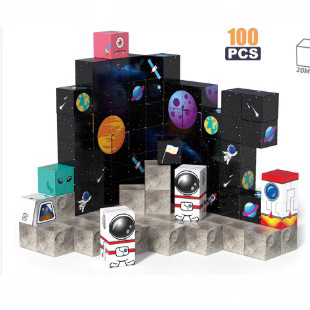 Transfronterizos luminosos My Magnetic World Blocks Set Modelos Juegos para niños escenas perimetrales Juguetes de luces