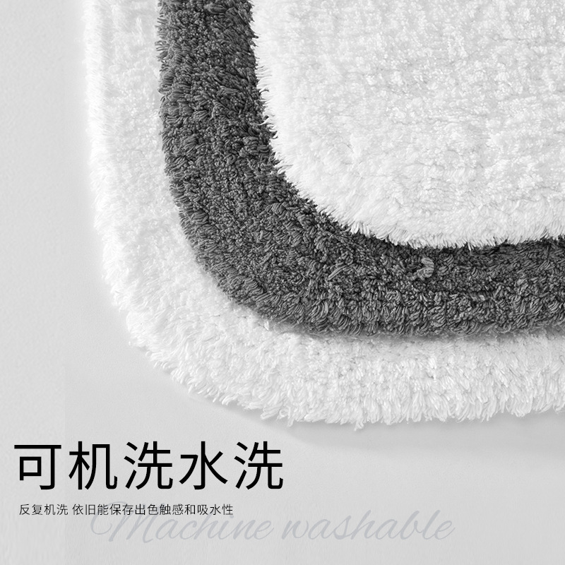 Hilton Five-Star Hotel Floor Towel Pure Cotton Bathroom Protective Mat Non-Slip Bathroom Thickened Absorbent Washroom Mat Hilton Five-Star Hotel Floor Towel Pure Cotton Bathroom Protective Mat Non-Slip Bathroom Thickened Absorbent Washroom Mat