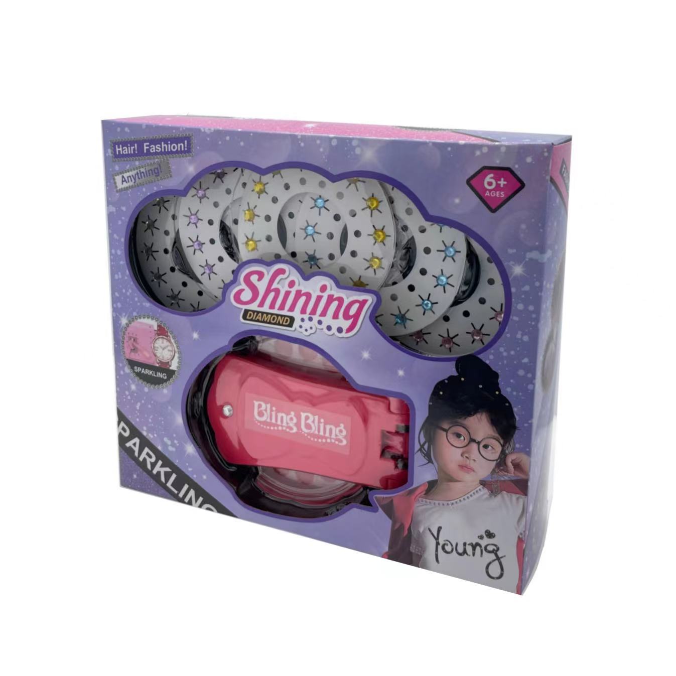 Diamantes mago blingbling chica maquillaje rhinestone juguete Tiktok mismo estilo niños rhinestone taladro flash