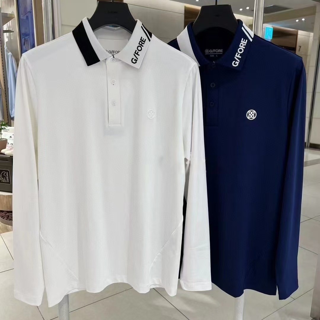 Golf Clothing Men's Autumn Long-Sleeved T-Shirt Is Now Versatile, Fashionable, Breathable, Quick-Drying, Lapel Business Polo Shirt