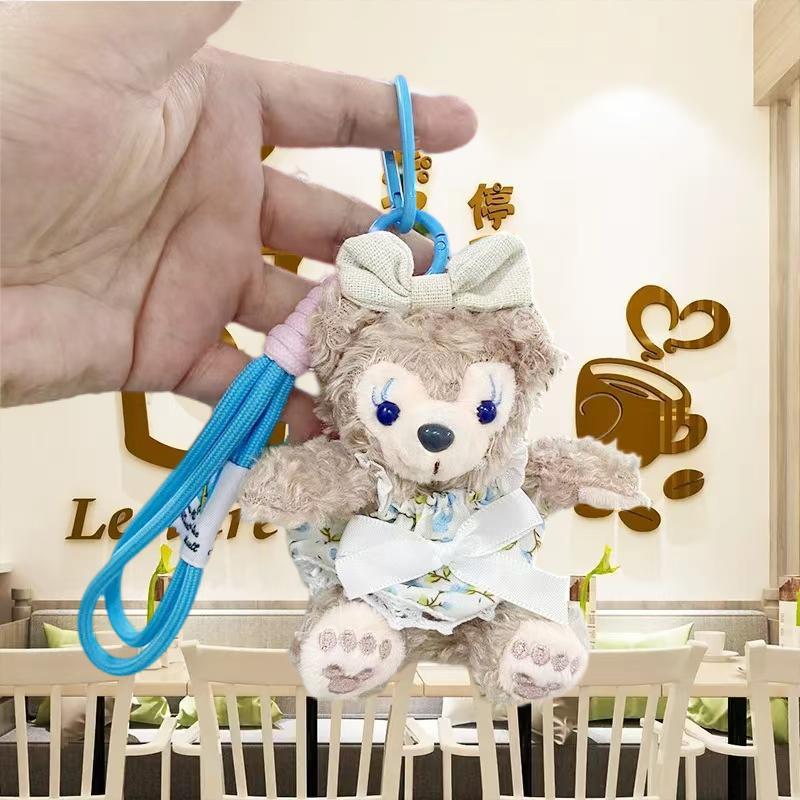 블루 꽃무늬 거즈 스커트