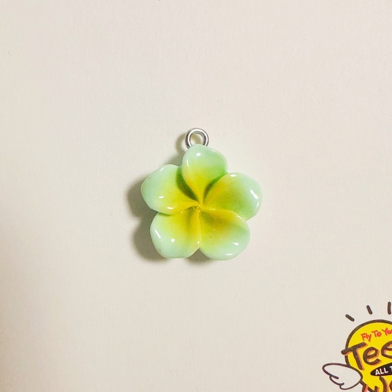 热带风情树脂鸡蛋花坠饰配件适合手工制作珠宝首饰吊坠耳坠链饰|undefined